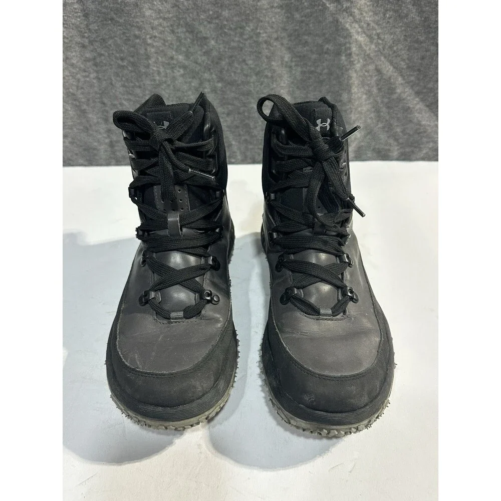Under Armour Boots Fat Tire Govie Grey Black Michelin 1299193-100 Men’s Size 9
